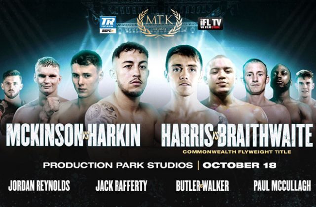 MTK Global return on Sunday with Jay Harris' Commonwealth title defence against Marcel Braithwaite in Wakefield Photo Credit: MTK Global