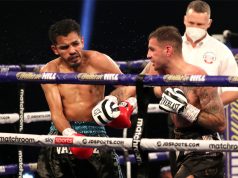 Lewis Ritson edged past Miguel Vazquez in Peterborough on Saturday Photo Credit: Mark Robinson/Matchroom Boxing