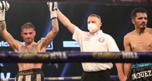 Judge Terry O'Connor delivered a highly-contentious 117-111 score as Ritson emerged victorious Photo Credit: Mark Robinson/Matchroom Boxing