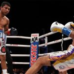 ‘Chocolatito’ knocked out Kal Yafai in February to claim the WBA Super Flyweight belt Photo Credit: Ed Mulholland / Matchroom Boxing