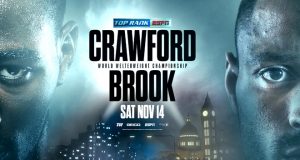 Terence Crawford and Kell Brook will face each other on November 14.