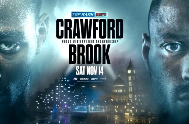 Terence Crawford and Kell Brook will face each other on November 14.