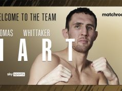 Thomas Whittaker-Hart has signed a multi-fight promotional deal with Eddie Hearn's Matchroom Boxing