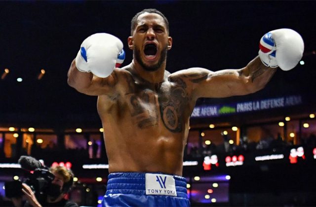 Tony Yoka's victory over compatriot Johann Duhaupas in September took place in front of a crowd