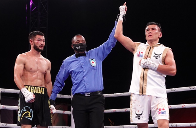 Kulakhmet looks to claim a second professional win on Wednesday Photo Credit: MTK Global