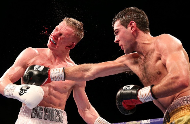 Sergio Garcia defeated Ted Cheeseman in a defence of his EBU title. Photo Credit: The Sun