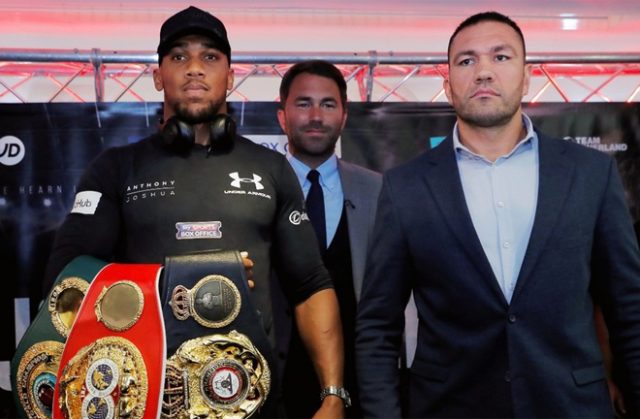 Anthony Joshua defends his unified heavyweight world titles against Kubrat Pulev on December 12 in London Photo Credit: Reuters