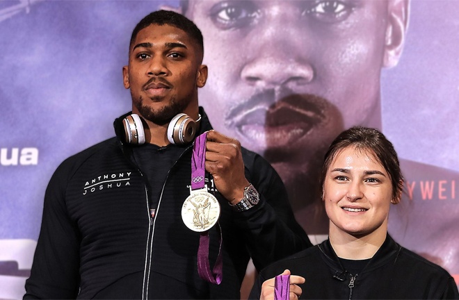 Katie Taylor says she is drawing inspiration from Anthony Joshua ahead of her clash with Miriam Gutierrez Photo Credit: www.essentiallysports.com