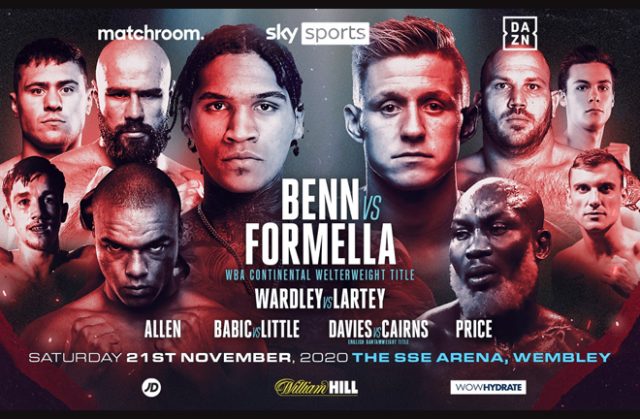 Conor Benn headlines against former Shawn Porter foe Sebastian Formella on November 21