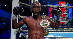 Denzel Bentley was crowned the new British Middleweight champion with victory over Mark Heffron at BT Sport Studios on Friday Photo Credit: Round 'N' Bout Media/Queensberry Promotions