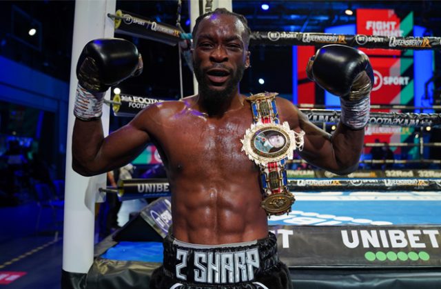 Denzel Bentley was crowned the new British Middleweight champion with victory over Mark Heffron at BT Sport Studios on Friday Photo Credit: Round 'N' Bout Media/Queensberry Promotions