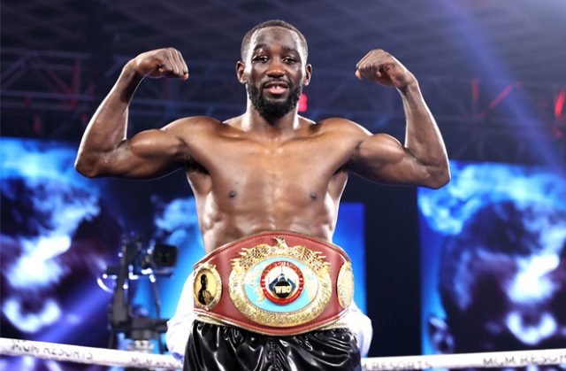 Terence Crawford successfully defended his WBO Welterweight crown with a fourth round stoppage over Kell Brook Photo Credit: Mikey Williams/Top Rank via Getty Images