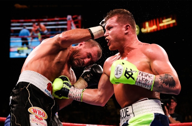 Canelo has not fought since stopping Sergey Kovalev Photo Credit: AMANDA WESTCOTT/DAZN