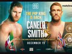 Canelo Alvarez will face WBA 'Super' Super Middleweight world champion Callum Smith on December 19 in Texas