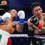 Gervonta Davis produced a showreel knockout over Leo Santa Cruz in Texas on Saturday Photo Credit: Sean Michael Ham/Mayweather Promotions