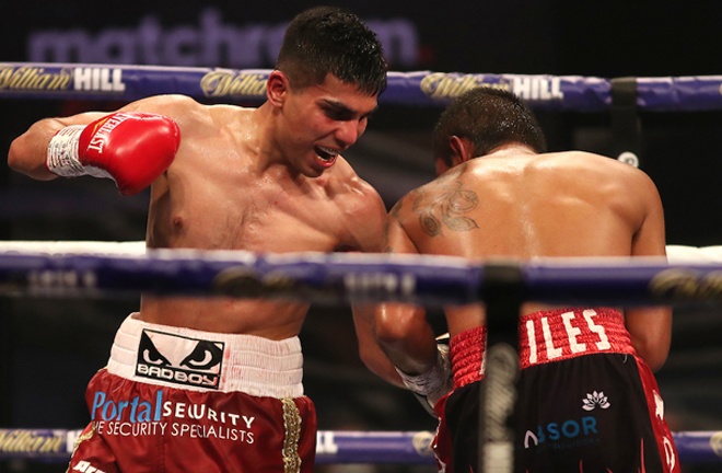 Kash Farooq impressed on his Matchroom debut against Angel Aviles to secure the WBA Continental belt Photo Credit: Mark Robinson/Matchroom Boxing