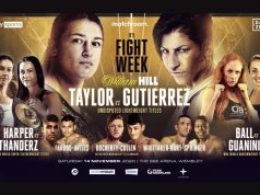 Katie Taylor puts all her Lightweight titles on the line against Miriam Gutierrez at The SSE Arena on Saturday
