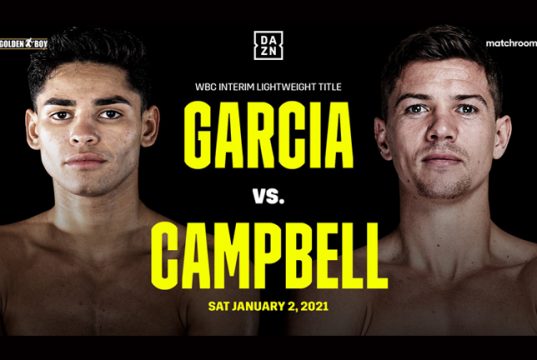 Ryan Garcia and Luke Campbell will finally meet on January 2 on DAZN