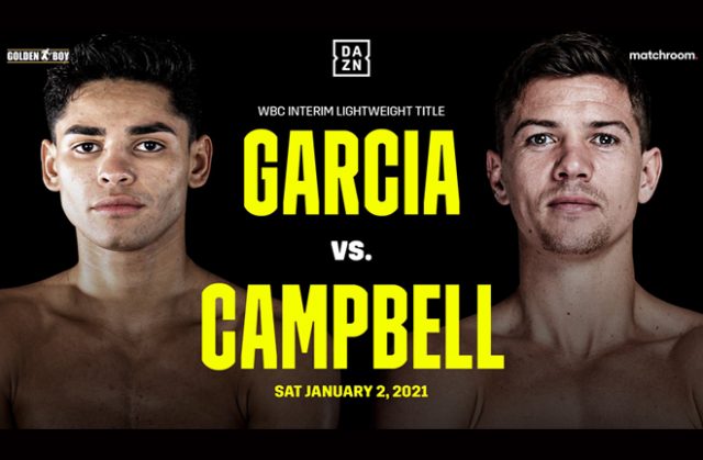 Ryan Garcia and Luke Campbell will finally meet on January 2 on DAZN