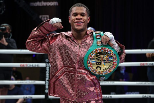WBC Lightweight world champion Devin Haney has become a star of Matchroom Boxing USA on DAZN Photo Credit: Ed Mulholland/Matchroom Boxing