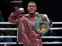 Devin Haney defended his WBC Lightweight title with victory over Yuriorkis Gamboa on Saturday Photo Credit: Ed Mulholland/Matchroom Boxing