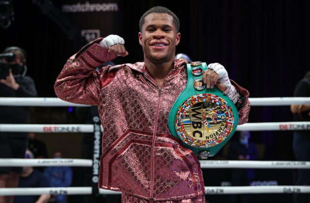 Devin Haney defended his WBC Lightweight title with victory over Yuriorkis Gamboa on Saturday Photo Credit: Ed Mulholland/Matchroom Boxing