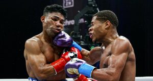Devin Haney dominated in a victory via Unaimous Decision last night - 118-109, 120-107, 120-107 against Yuriorkis Gamboa in Florida.