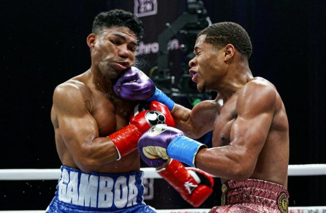 Devin Haney dominated in a victory via Unaimous Decision last night - 118-109, 120-107, 120-107 against Yuriorkis Gamboa in Florida.