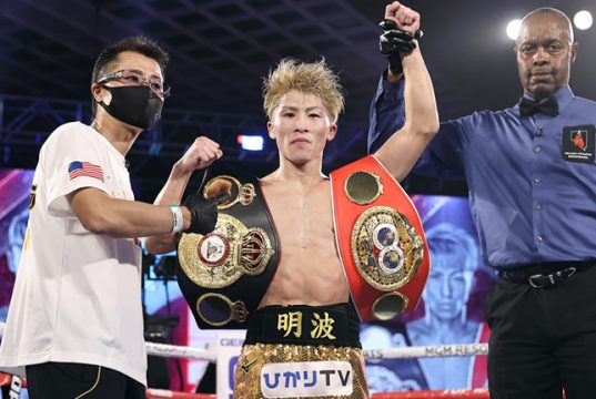 Inoue is keen for a unification next Photo Credit: Mikey Williams/Top Rank