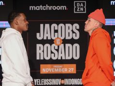 Daniel Jacobs settles his grudge with Gabriel Rosado in Florida on Friday night Photo Credit: Ed Mulholland/Matchroom Boxing