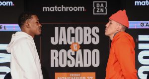 Daniel Jacobs settles his grudge with Gabriel Rosado in Florida on Friday night Photo Credit: Ed Mulholland/Matchroom Boxing