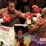 Lewis ensured victory in the rematch over Holyfield Photo Credit: Boxrec