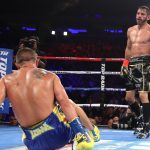 Linares dropped Lomachenko before falling to a tenth round stoppage defeat in 2018 Photo Credit: Mikey Williams/Top Rank