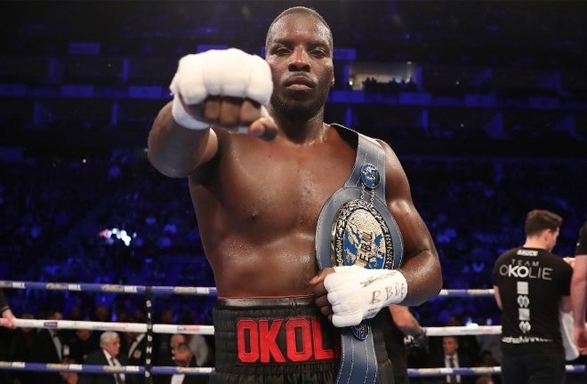 Okolie beat Yves Ngabu to become European champion last October Photo Credit: Mark Robinson/Matchroom Boxing