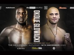 Lawrence Okolie will fight Krzysztof Glowacki for the vacant WBO Cruiserweight world title on December 12 Photo Credit: Matchroom Boxing