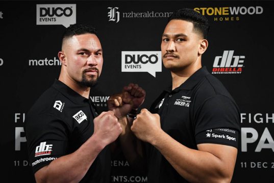 Joseph Parker's clash with Junior Fa has been postponed until 2021 Photo Credit: Photosport