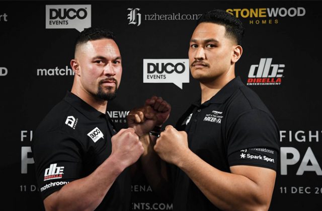 Joseph Parker's clash with Junior Fa has been postponed until 2021 Photo Credit: Photosport