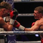 Jack Rafferty secured a points win over Tom Hill after an entertaining affair Photo Credit: Scott Rawsthorne/MTK Global