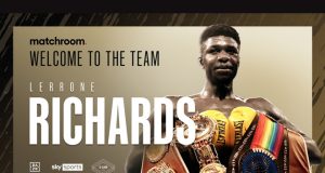 Lerrone Richards has signed a promotional deal with Matchroom Boxing after leaving Queensberry Promotions