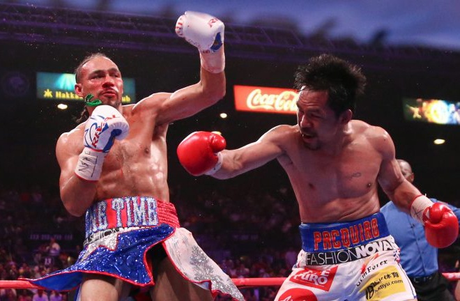 Thurman more than held his own against Pacquiao in a narrow loss Photo Credit: Wendell Alinea/Team Pacquiao