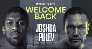 1000 fans will be in attendance for Joshua's clash with Pulev