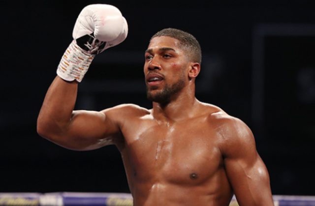 Anthony Joshua could vacate his WBO to secure a showdown with Tyson Fury Photo Credit: Mark Robinson/Matchroom Boxing