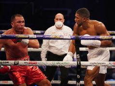 Anthony Joshua stopped Kubrat Pulev with a brutal ninth round finish at The SSE Arena on Saturday Photo Credit: Photo Credit: Dave Thompson/Matchroom Boxing