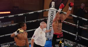 Lyndon Arthur defied the odds to edge past Anthony Yarde by split decision in London on Saturday Photo Credit: Round 'N' Bout Media/Queensberry Promotions