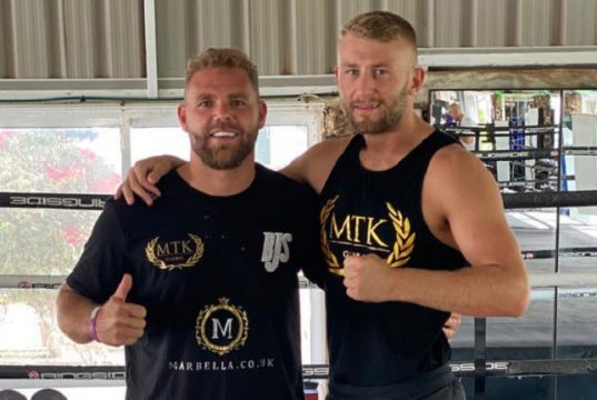 Lewie Edmondson has been tipped to become a world champion by his manager Billy Joe Saunders