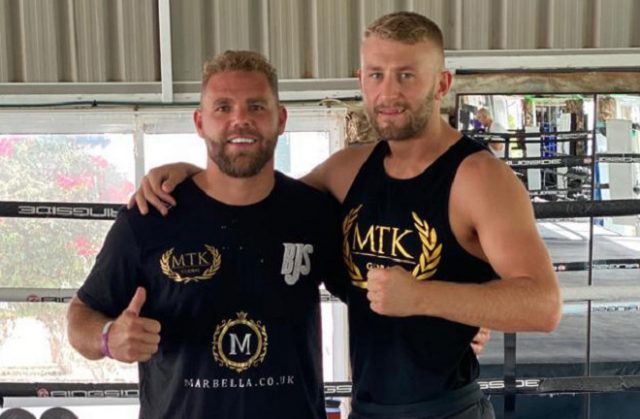 Lewie Edmondson has been tipped to become a world champion by his manager Billy Joe Saunders
