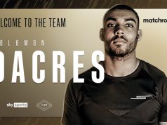 Solomon Dacres has inked a multi-fight promotional deal with Matchroom Boxing