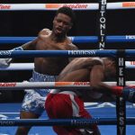 Austin ‘Ammo’ Williams blew away Isiah Jones inside a round Photo Credit: Al Powers/Matchroom Boxing