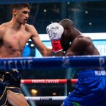 6″5 Super Welterweight Sebastian Fundora halted Habib Ahmed in two rounds Photo Credit Ryan Hafey/Premier Boxing Champions