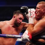 Hughie Fury saw off Mariusz Wach despite suffering a gruesome cut early on Photo Credit: Dave Thompson/Matchroom Boxing